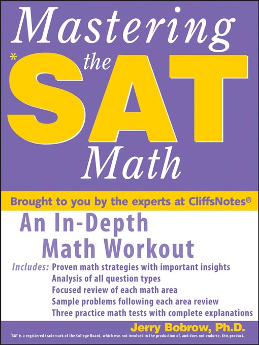 Title details for Mastering the SAT Math by Jerry Bobrow, Ph.D. - Available